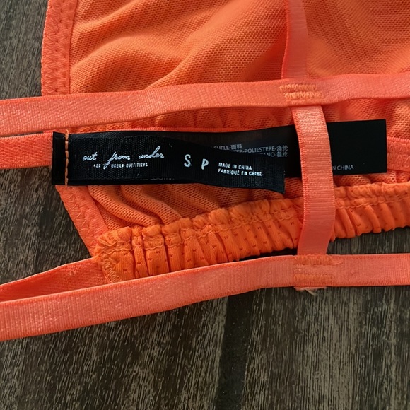 NWT Urban Outfitters Out From Orange Bralette Size Small - Picture 4 of 5